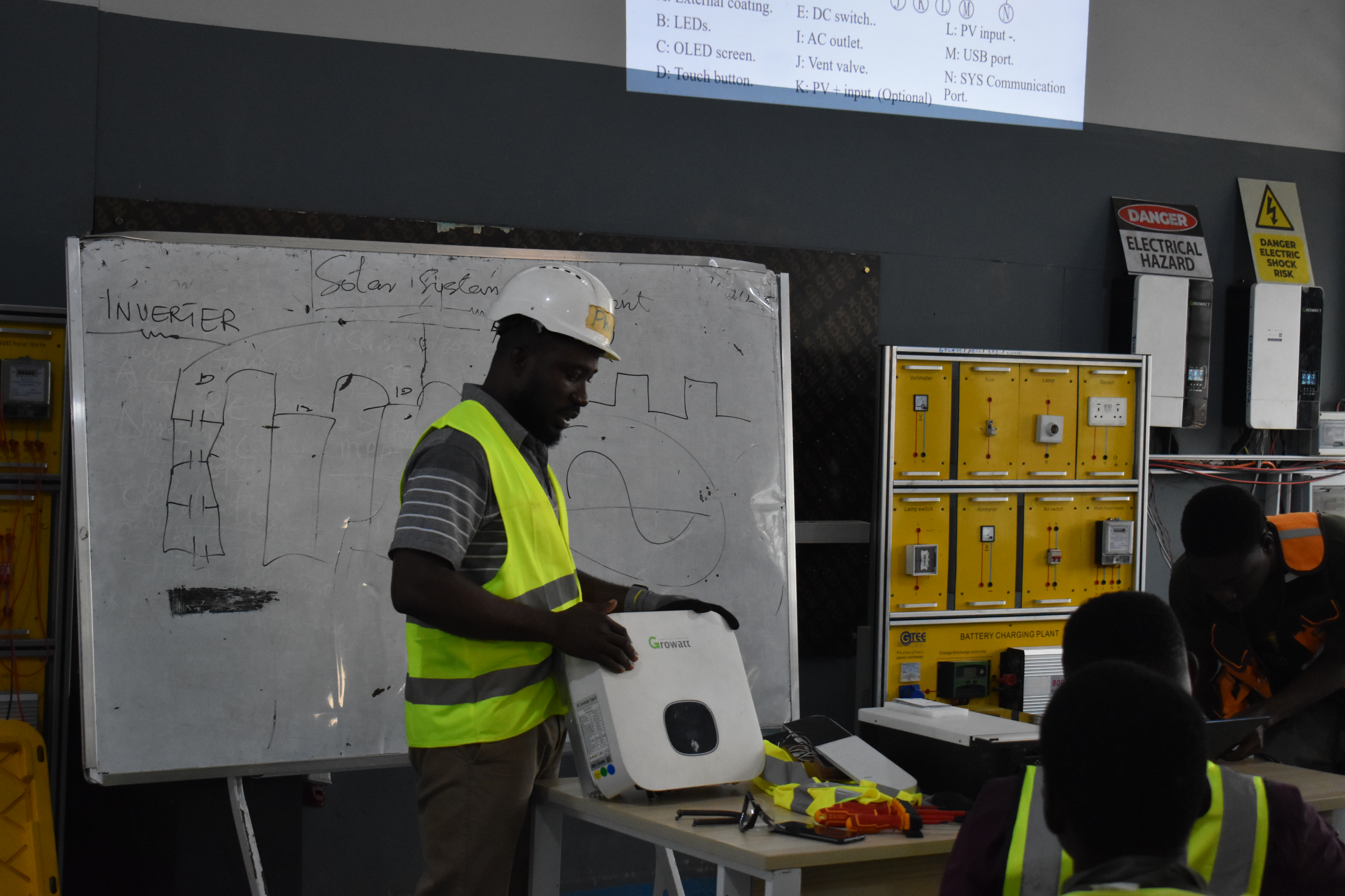 Solar training classroom session